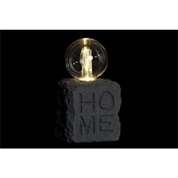 Dekoráció  "Home" felirat LED-es 10,5x8x18,5 cm