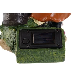 Szolár törpe, LED-es dekoráció 11,5x11x15,2 cm 2 féle