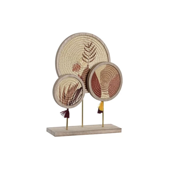 Dekoráció absztrakt 22x7x30 cm