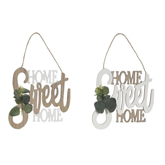 Dekoráció akasztós Home 24x0,8x24 cm 2 féle