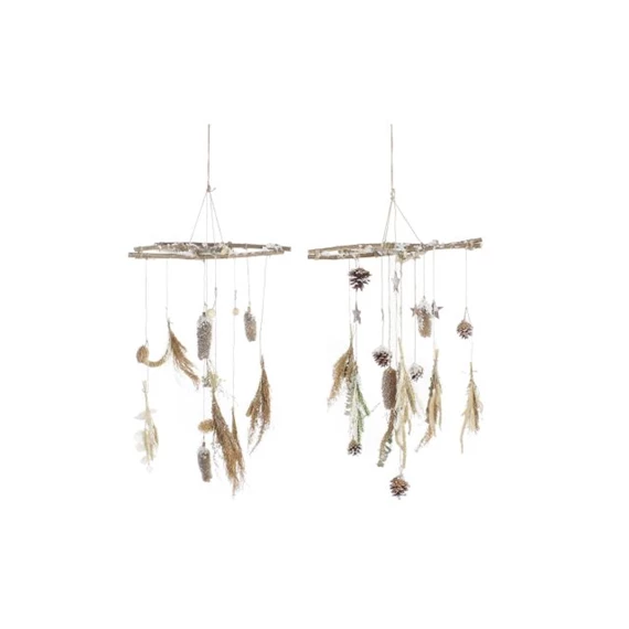 Dekoráció akasztós 41x41x40 cm 2 féle