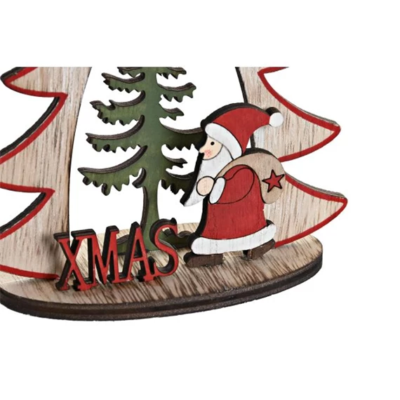 Dekoráció akasztós fenyő 14x6x18 cm 2 féle