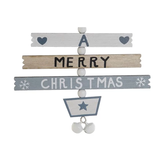 Dekoráció akasztós fenyő 15x0,6x24 cm 2 féle