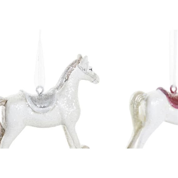 Dekoráció akasztós hintaló 8x3x8,5 cm 3 féle