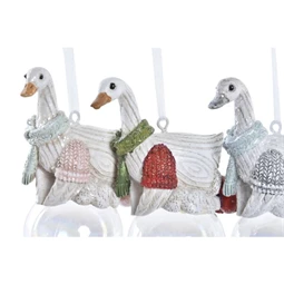 Dekoráció akasztós liba 6x4x8,5 cm 3 féle