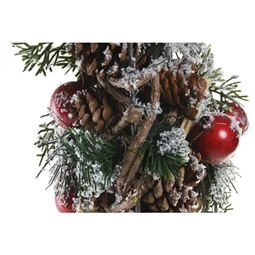 Dekoráció akasztós szív 19x11x19 cm