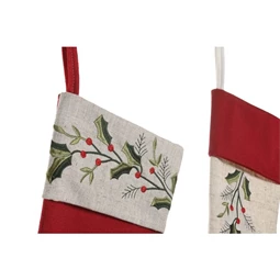 Dekoráció akasztós zokni 25x2x50 cm 2 féle