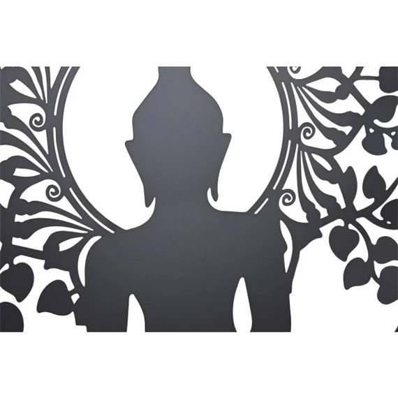 Dekoráció falra, Buddha 60x1x60 cm 2 féle