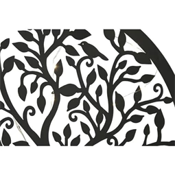 Dekoráció falra, LED-es fa 40x2x40 cm