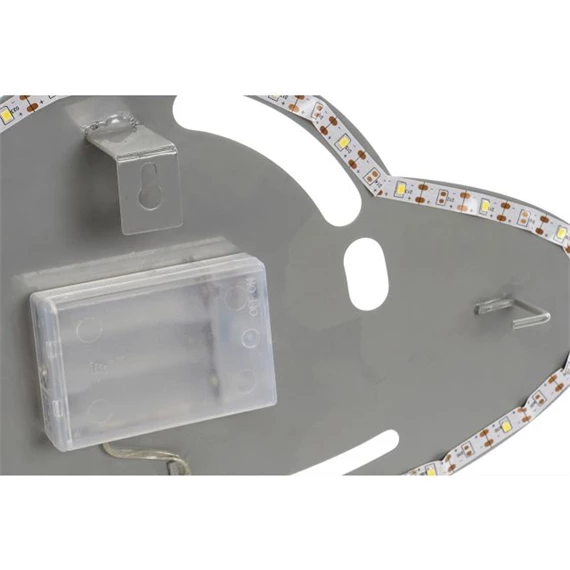 Dekoráció falra, LED-es űrhajó 35x2x30 cm