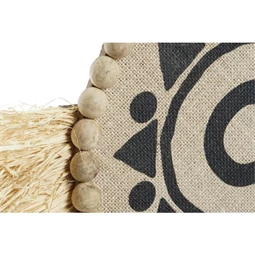 Dekoráció falra, fonott, bojtos 52x3,2x66 cm 2 féle