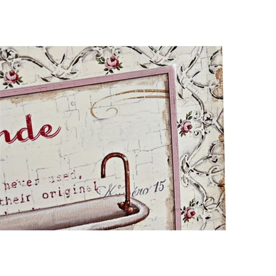 Dekoráció falra, fürdőszobai 33x1x25 cm 2 féle