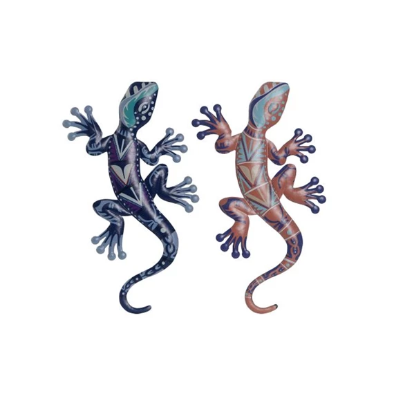 Dekoráció falra, gyík 14x1x30 cm 2 féle