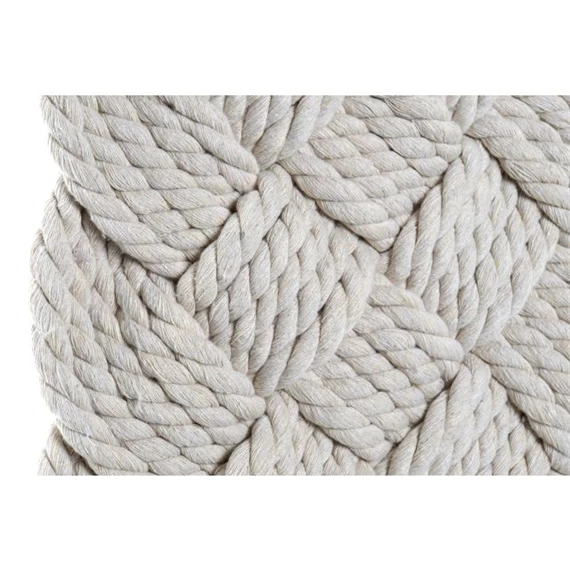 Dekoráció falra kötéllel, fonott 33x3x67 cm