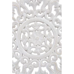 Dekoráció falra, népies, vésett 30x1,5x30 cm