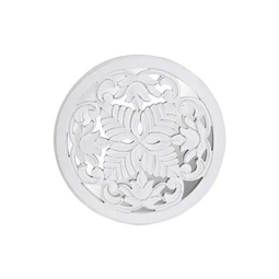 Dekoráció falra, tükörrel, virágos 40x1,5x40 cm