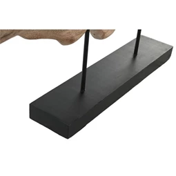 Dekoráció faragott 74x9x42 cm