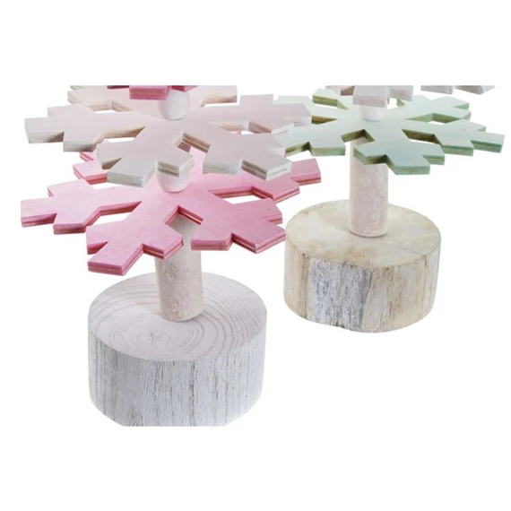 Dekoráció fenyő 14x14x51 cm 2 féle