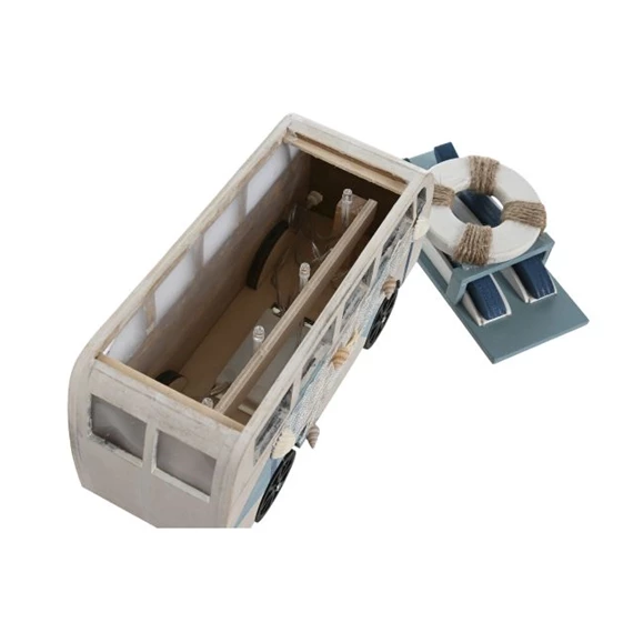 Dekoráció furgon LED-es 22x7x14 cm 2 féle