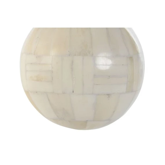 Dekoráció gömb csíkos 10x10x10 cm