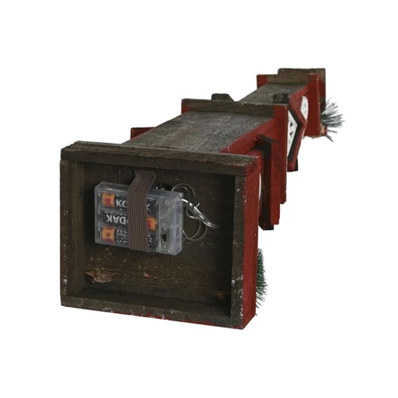 Dekoráció ház, LED-es 16x14x63 cm 2 féle