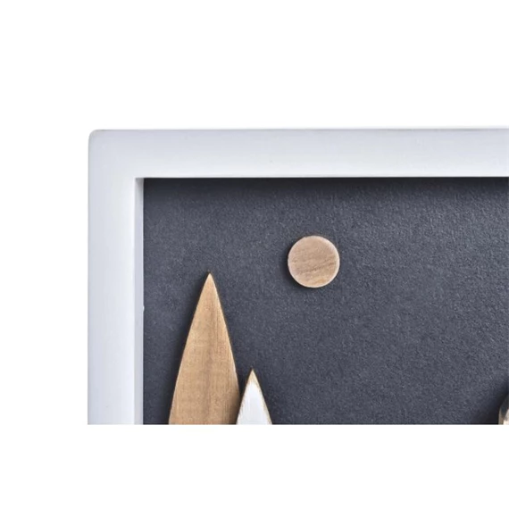 Dekoráció házakkal 15x3,5x15 cm