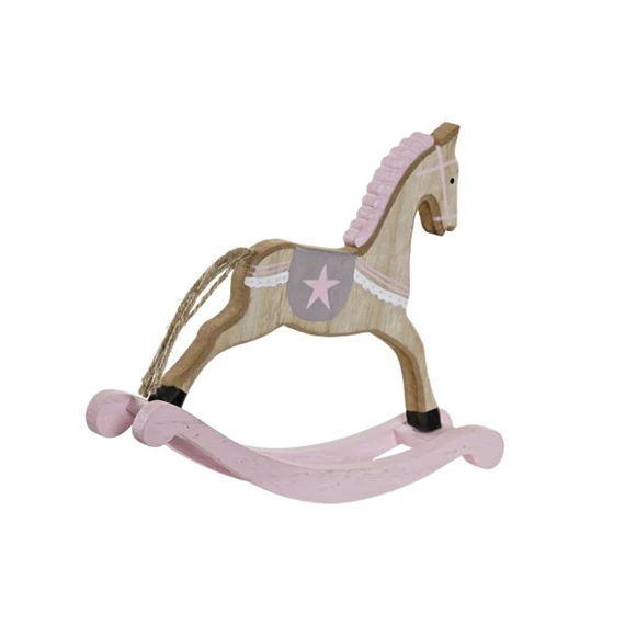 Dekoráció hintaló 19x5x16 cm