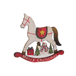 Dekoráció hintaló 34x2x30 cm