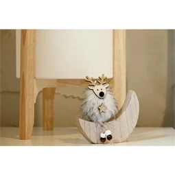 Dekoráció hold 13x3x13 cm 2 féle