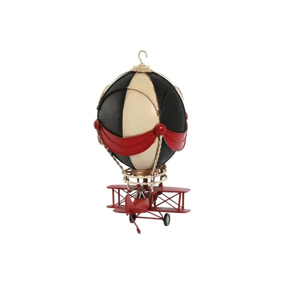 Dekoráció hőlégballon 17x17x32 cm 2 féle