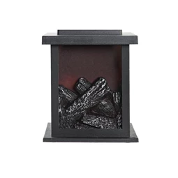 Dekoráció kandalló, LED-es 12x12x18 cm