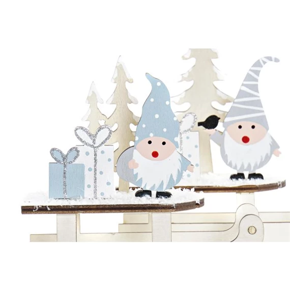 Dekoráció szánkó 12,5x11x5,5 cm 2 féle