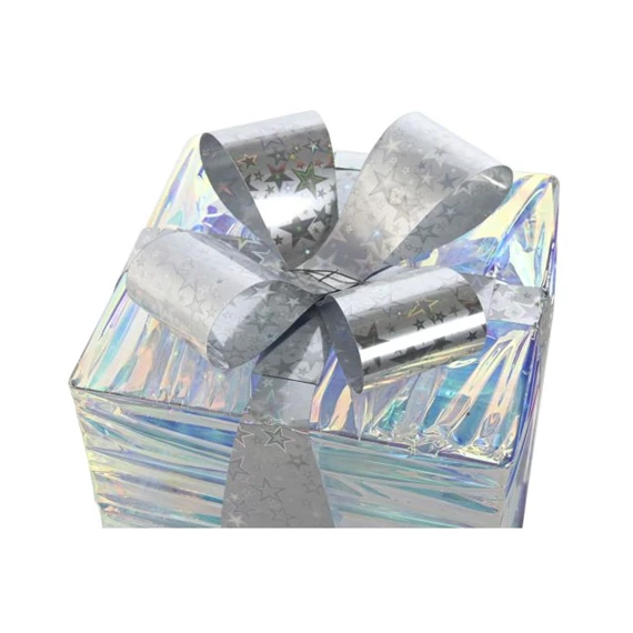 Dekoráció szett ajándékdoboz 20 LED-es 25x25x28 cm S/3