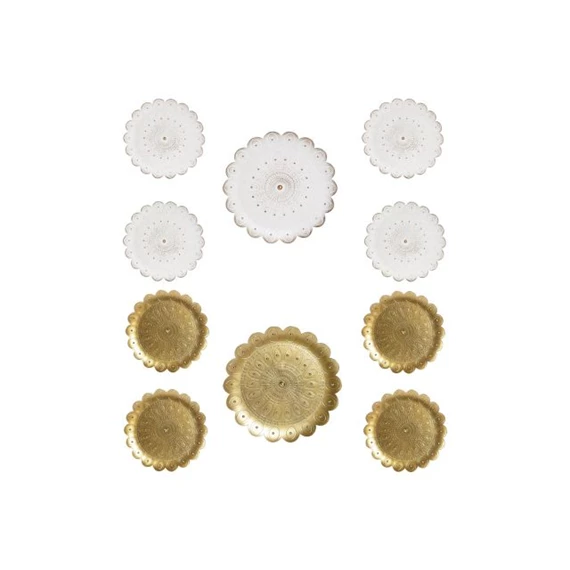 Dekoráció szett falra 35x2x35 cm 2 féle S/5