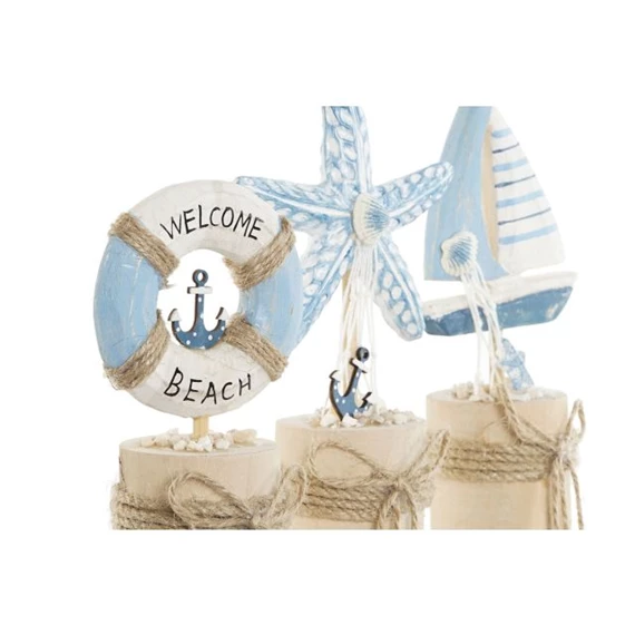 Dekoráció tengerparti 7,5x5x35 cm 3 féle