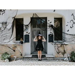 Dekorációs anyag sima fekete 0,72x9,8 m