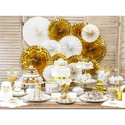 Dekorációs rozetták arany S/3