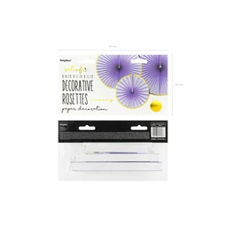 Dekorációs rozetták yummy, világos lila S/3