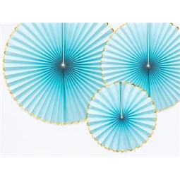 Dekorációs rozetták yummy világoskék S/3