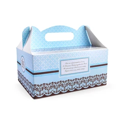 Dekoratív esküvői tortadoboz S/10