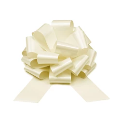 Dekorációs masni DIY törtfehér 40 cm