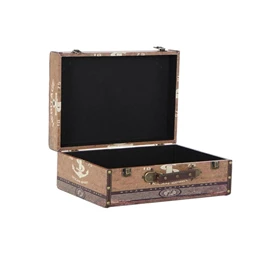 Doboz szett horgony mintával 46x33x19 cm S/3