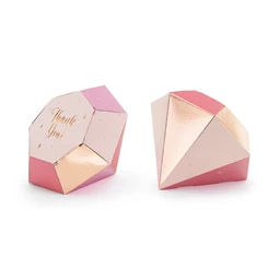 Dobozok gyémántok, 10x12x11,5 cm, mix S/6