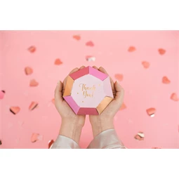 Dobozok gyémántok, 10x12x11,5 cm, mix S/6