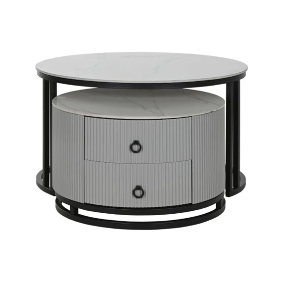 Dohányzóasztal szett 80x80x45 cm S/2