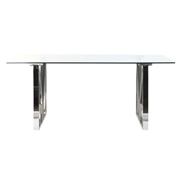 Ebédlőasztal krómozott 180x90x75 cm