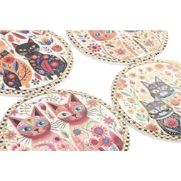 Edényalátét 20x20x0,7 cm 4 féle