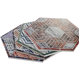 Edényalátét geometrikus 20x20x1 cm 4 féle