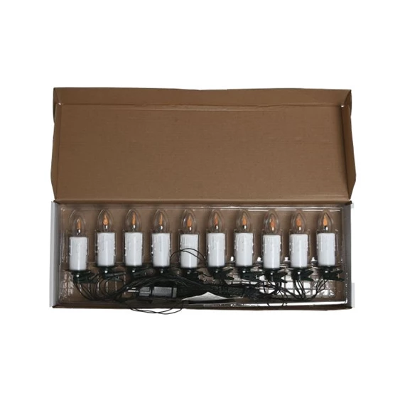 Égősor gyertya, LED-es 10x0x3,3 cm