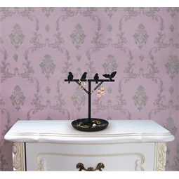 Ékszertartó állvány, madarakkal 2x19x16,5 cm